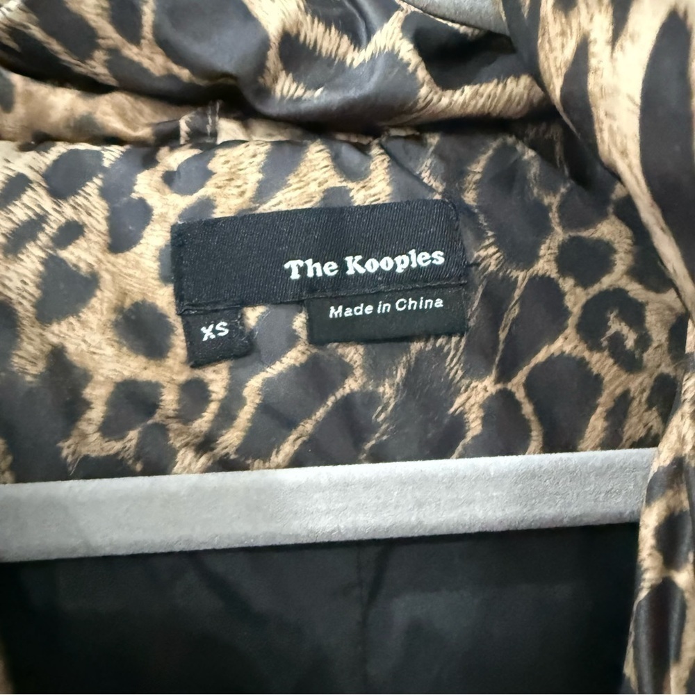 The Kooples Puffer Coat Leopard Print - Picture 7 of 10